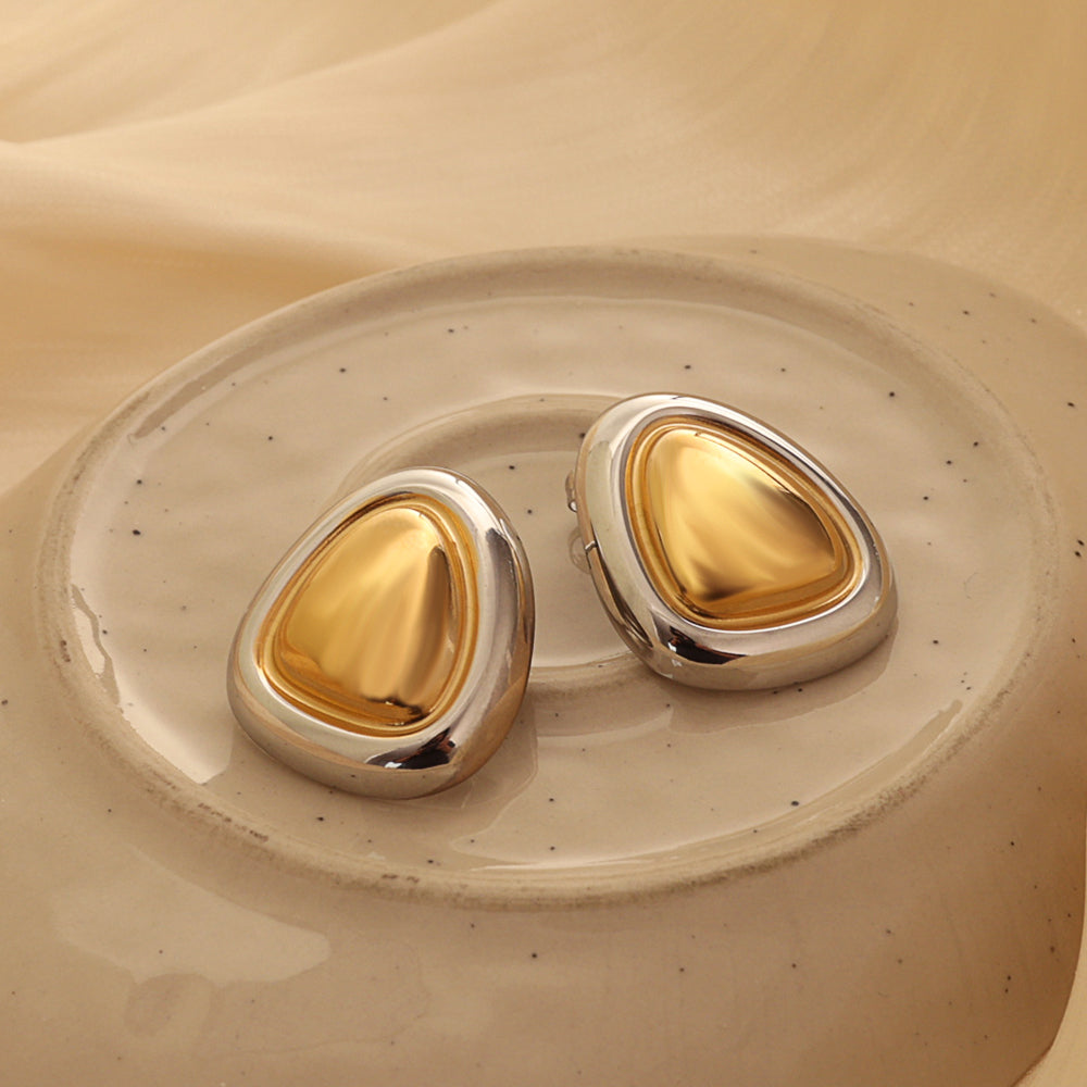 Sculpted Dome Studs 23×27 mm – Gold