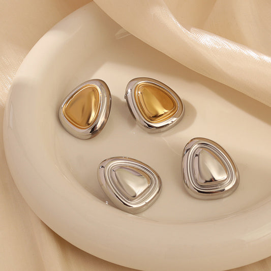 Sculpted Dome Studs 23×27 mm – Gold