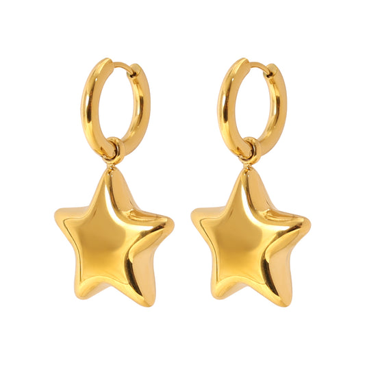TEENS STARS TRIO SET – GOLD (Necklace + Earrings + Adjustable Ring)