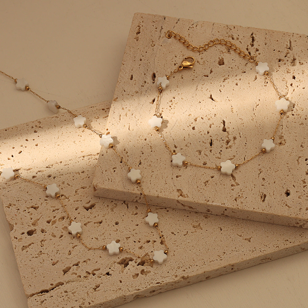 Mother-of-Pearl Star Set (Gold)