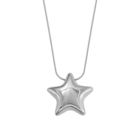 TEENS STARS TRIO SET – SILVER  (Necklace + Earrings + Adjustable Ring)