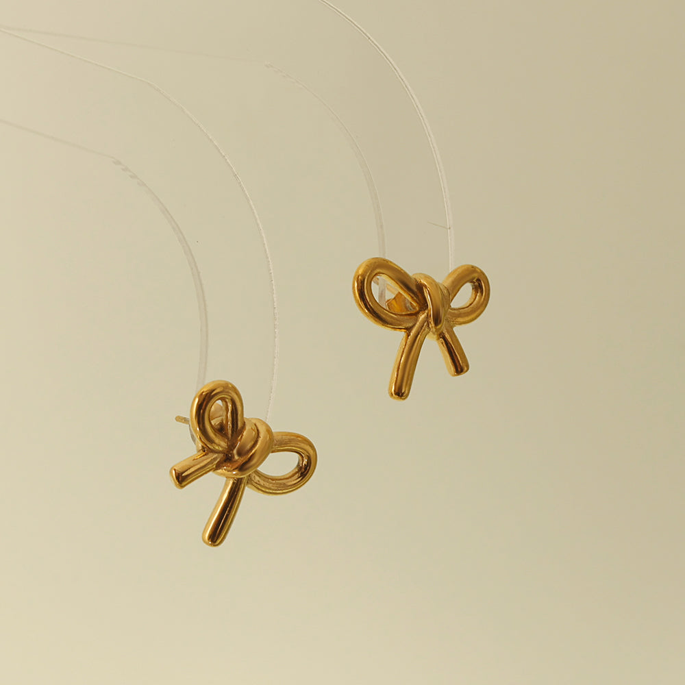 Bow Huggies – Gold