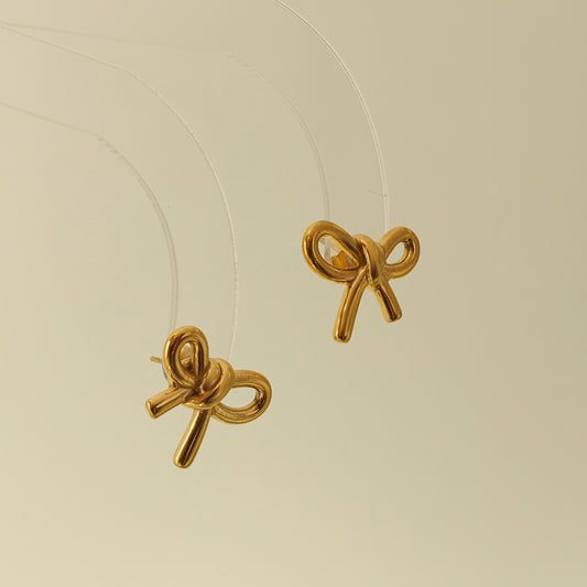 Bow Huggies – Gold