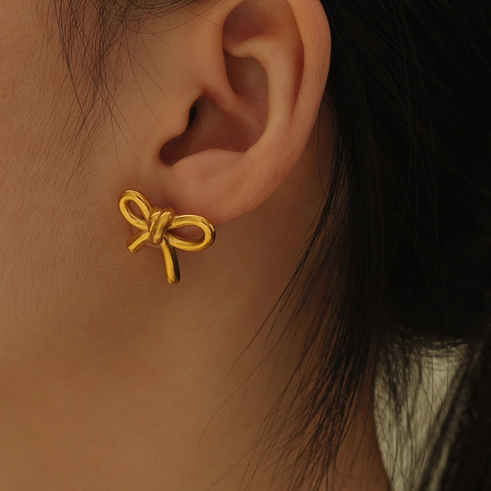 Bow Huggies – Gold