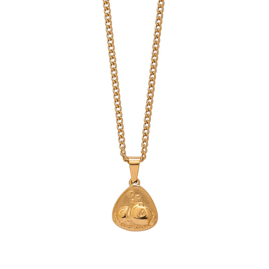 Little Medallion Necklace – Gold (40 + 5 cm)