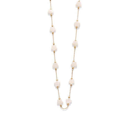 Mother-of-Pearl Star Bracelet – Gold