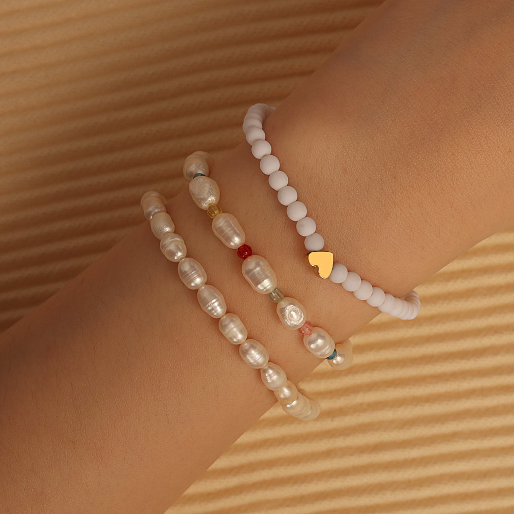 Freshwater Pearl Bracelet – Gold