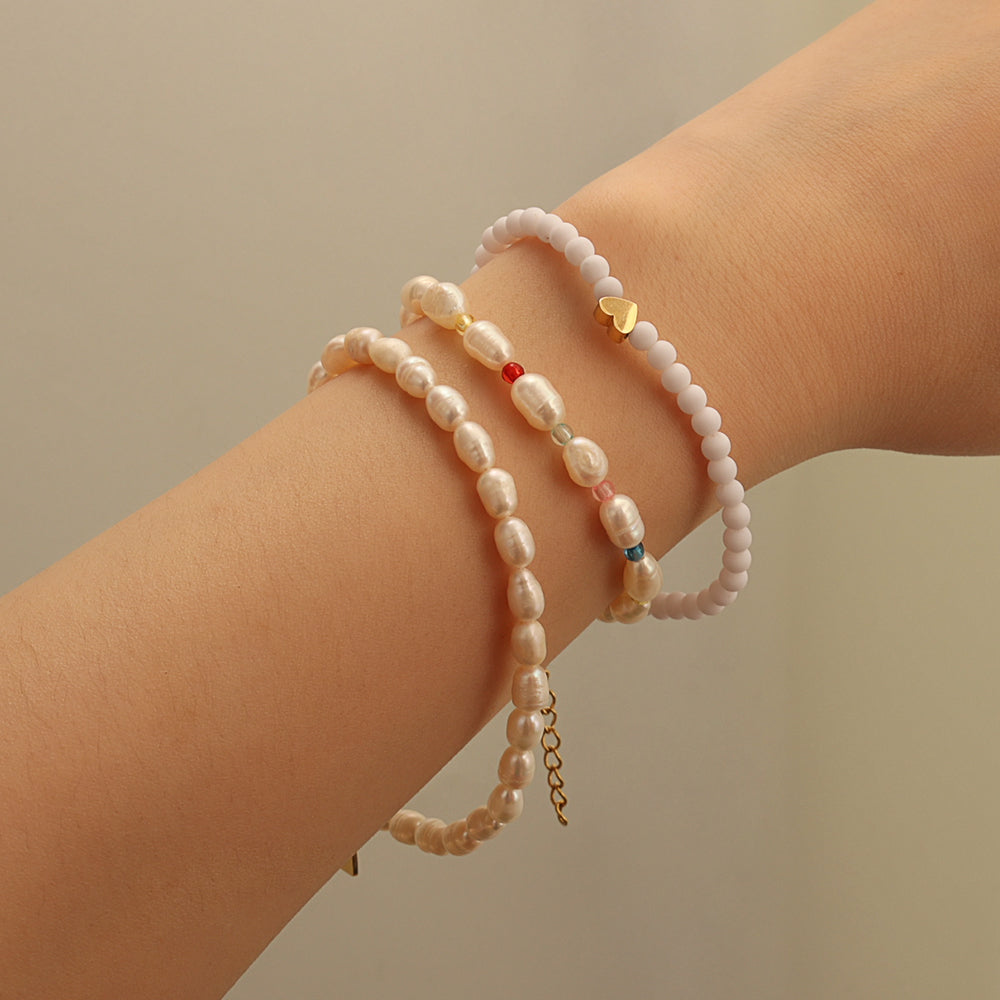 Freshwater Pearl Bracelet – Gold